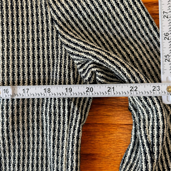 Men's Fradi Postage Black White Stretch Cardigan Blazer - 52 42 - Made in Italy - Picture 2 of 12